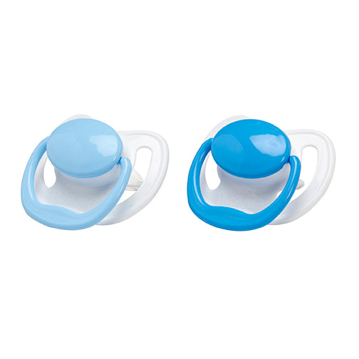 DR Brown's Perform Pacifier Orthodontic Soother Size 2 (2-Pack)-Blue