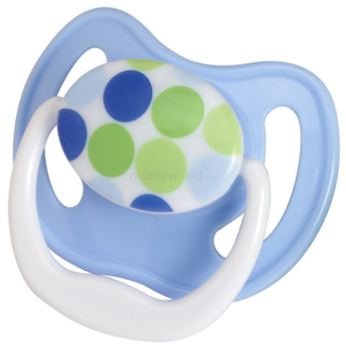 DR Brown's Prevent Unique Pacifier Stage 2 - Blue/Green Dots