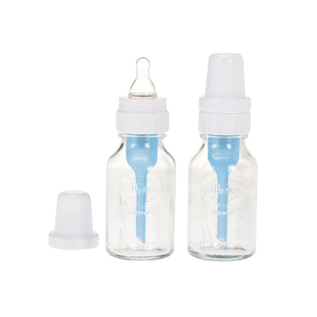 DR Brown's 4oz/125ml Natural Flow GLASS Baby Bottle