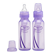 DR Brown's 8oz/250ml Natural Flow Standard Baby Bottle (2-Pack)