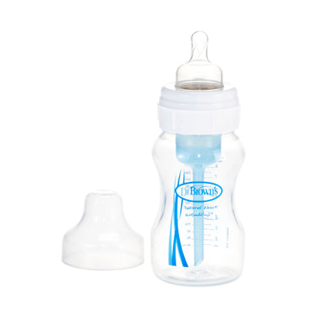 DR Brown's 8oz/240ml Natural Flow WIDE-NECK Baby Bottle