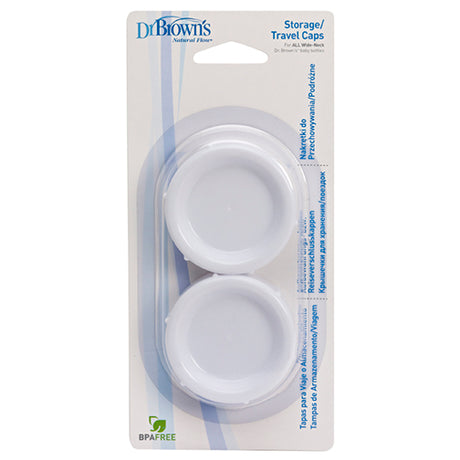 DR Brown's WIDE-NECK Storage/Travel Caps (2-Pack)