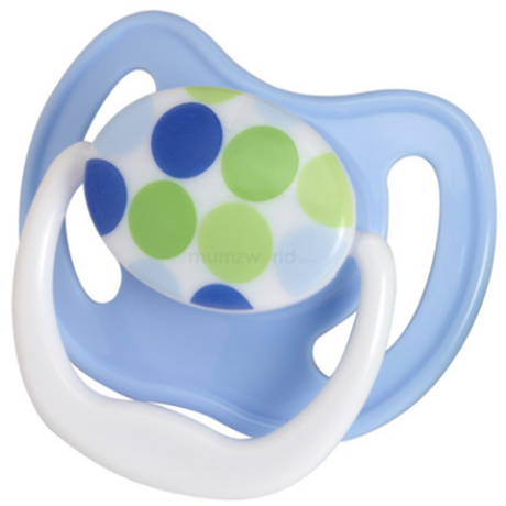 DR Brown's Prevent Unique Pacifier Stage 2 - Blue/Green Dots