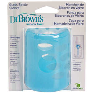 DR Brown's 4oz/125ml Protective Bottle Sleeve-Light Blue