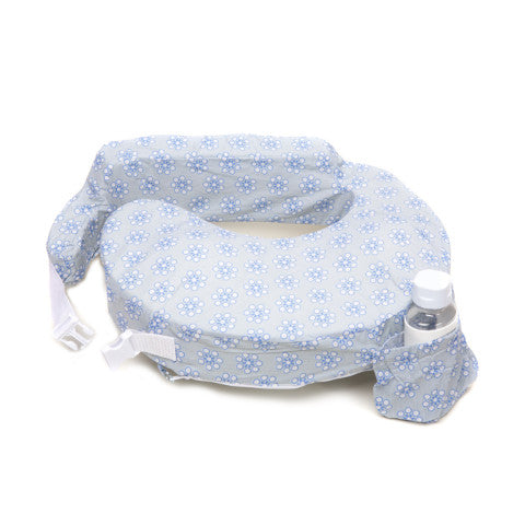 My Brest Friend Original Nursing Pillow - Dotted Blue Daisies