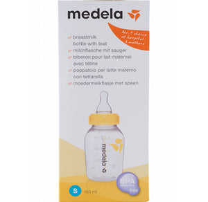 Medela Slow Flow Teat with 150ml Breastmilk Bottle