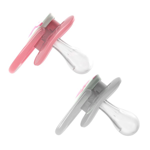 Dr Brown's Advantage Pacifier - Stage 1, Glow in the Dark - Pink, 2-Pack