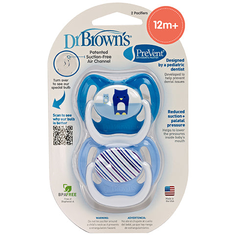 evenflo pacifier stage 3 DR Brown's Prevent Unique Pacifier Stage 3 (2-Pack) – The Baby Specialist
