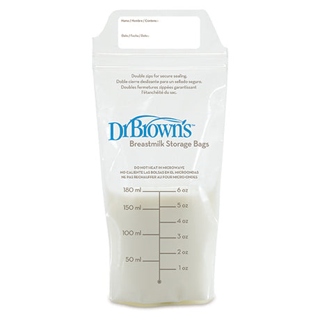 DR Brown's Breastmilk Storage Bags (25-Pack)