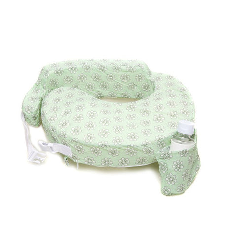 My Brest Friend Original Nursing Pillow - Sage Dotted Daisies